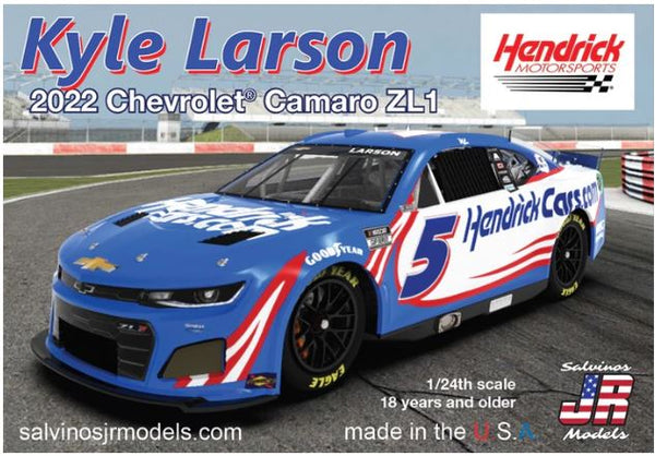 Salvinos JR HMC2022KLP 1/24 Hendrick Motorsports 2022 Chevrolet Camaro Kyle Larsen #5