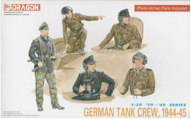 Dragon 6014 1/35 German Tank Crew 1944-45