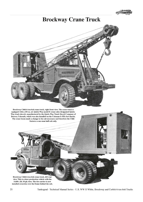 Tankograd 6025 U.S. WWII White-Brockway-Corbitt 6-ton 6x6 Trucks