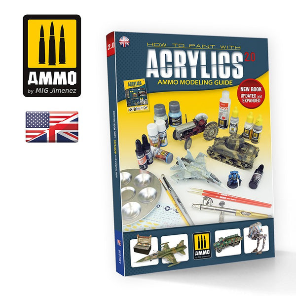 AMMO by MIG 6046 Modeling Guide: How to Paint with Acrylics 2.0 (English)