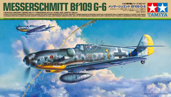 Tamiya 61117 1/48 Messerschmitt Bf109 G-6