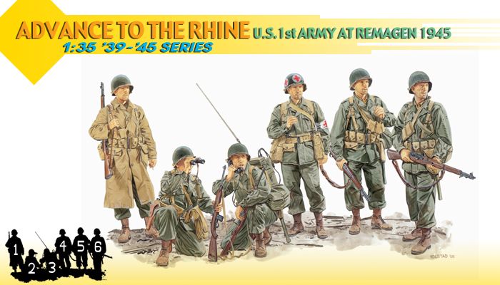 Dragon 6271 1/35 "Advance to the Rhine" U.S. Army at Remagen 1945