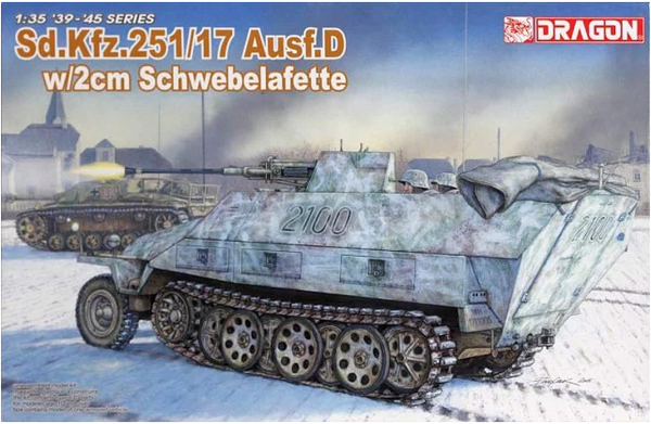 Dragon 6292 1/35 Sd.Kfz.251/7 Ausf. D w/ 2cm Schwebelafette