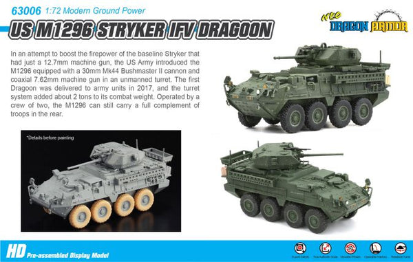 Dragon 63006 1/72 US M1296 Stryker IFV Dragoon