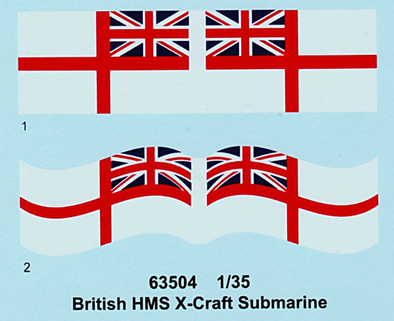 I Love Kit 63504 1/35 British HMS X-Craft Submarine