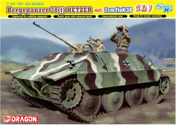 Dragon 6399 1/35 Bergepanzer 38(t) Hetzer Mit 2cm Flak 38
