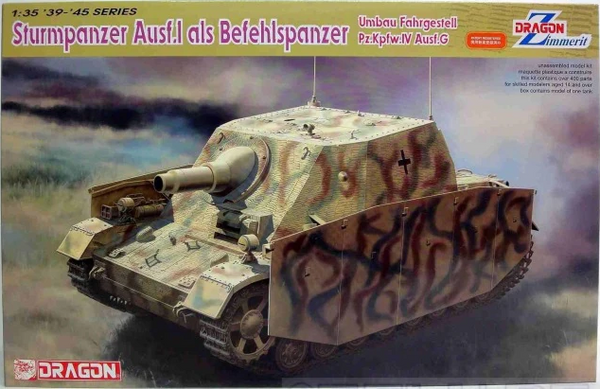 Dragon 6819 1/35 Sturmpanzer I Als Befehlspanzer (Umbau Fahrgestell Pz.Kpfw.IV Ausf.G)