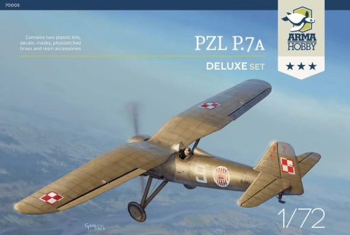 Arma Hobby 70005 1/72 PZL  P.7a Deluxe Set two kits