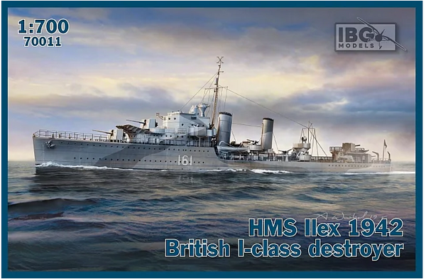 IBG 70011 1/700 HMS Ilex 1942 1942 British I-Class Destroyer