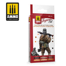 AMMO by Mig 7041 WAFFEN SS Autumn Camo. German Einchenlaubmuster Paint Set