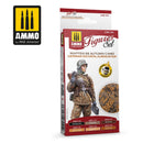 AMMO by Mig 7041 WAFFEN SS Autumn Camo. German Einchenlaubmuster Paint Set
