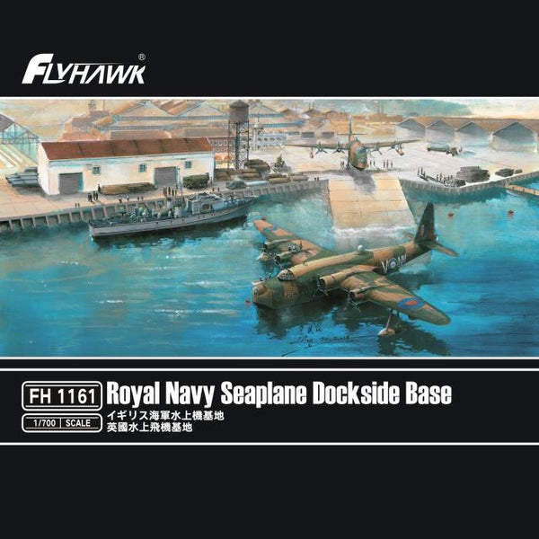 FlyHawk 1161 1/700 Royal Navy Seaplane Dockside Base