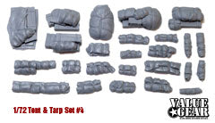 Value Gear 72004 1/72 Tents, Tarps & Crates Set