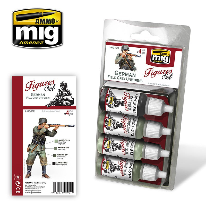 AMMO by Mig 7021 German Field Grey Uniforms