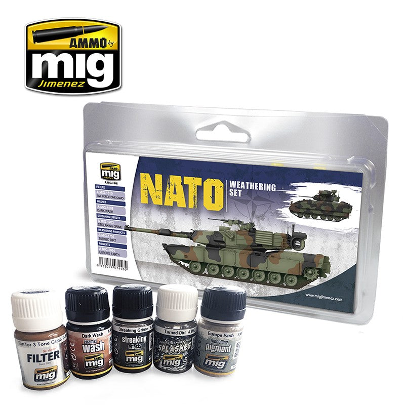 AMMO by Mig 7446 NATO Weathering Set