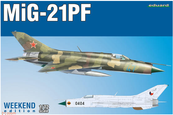 Eduard 7455 1/72 MiG-21PF