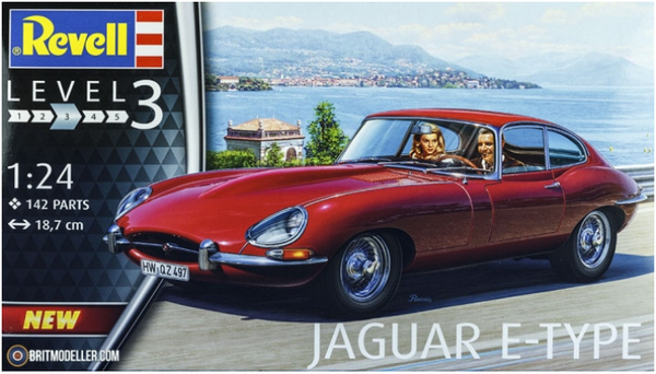 Revell 7668 1/24 Jaguar E-Type Coupe