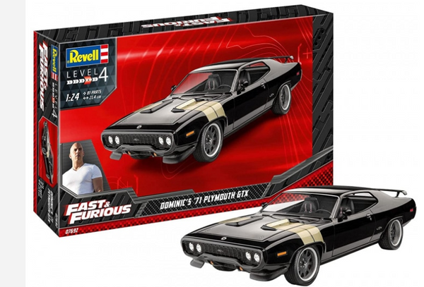 Revell 7692 1/24 Fast & Furious Dominic's 1971 Plymouth GTX