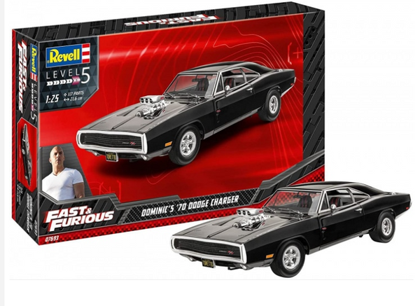 Revell 7693 1/25 Fast & Furious Dominic's 1970 Dodge Charger