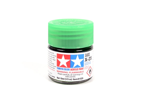 Tamiya 81525 X25 Clear Green - 10ml