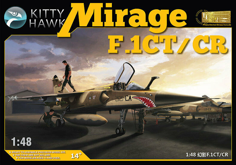 1/48 Kitty Hawk 80111 Mirage F.1 CT/CR