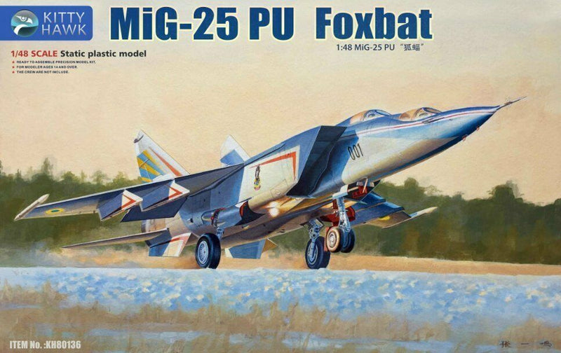 1/48 KittyHawk 80136 Mig-25 PU Foxbat