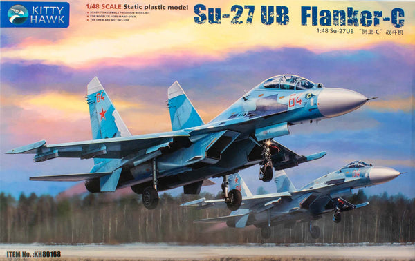 Kitty Hawk 80168 1/48 Su-27 UB Flanker-C