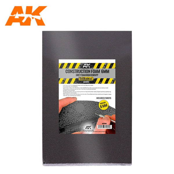 AK Interactive 8096 Construction Foam High Density - 6mm