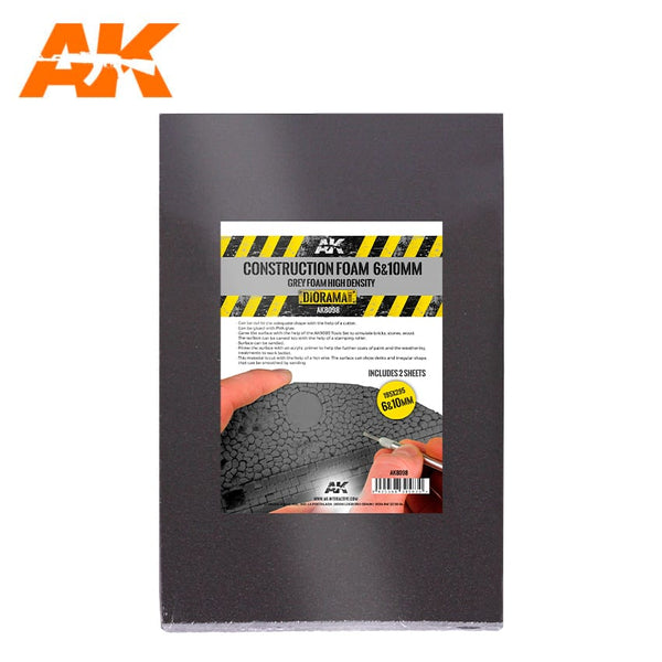 AK Interactive Construction Foam High Density 6 & 10mm