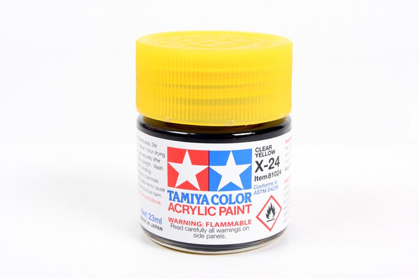 Tamiya 81024 X24 Gloss, Clear Yellow - 23ml