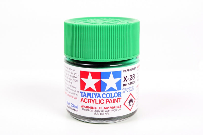 Tamiya 81028 X28 Gloss, Park Green - 23ml