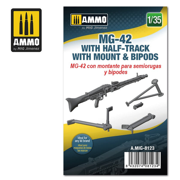 AMMO by Mig 8123 1/35 G-42 with Half-Track Mount and Bipods