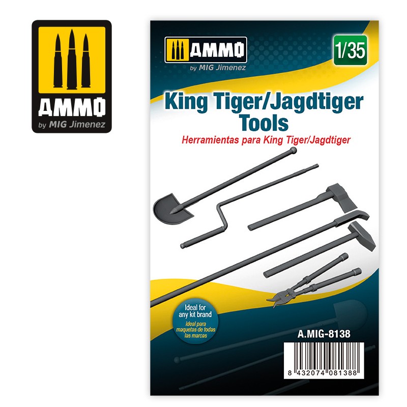 AMMO by Mig 8138 1/35 King Tiger/Jagdtiger Tools