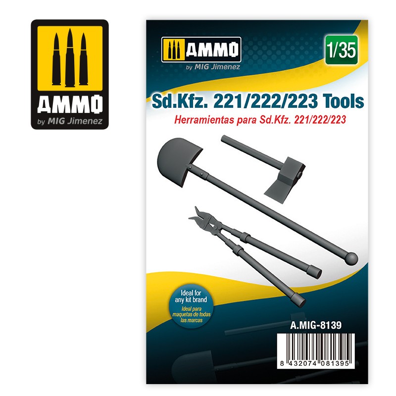 AMMO by Mig 8139 1/35 Sd.Kfz. 221/222/223 Tools