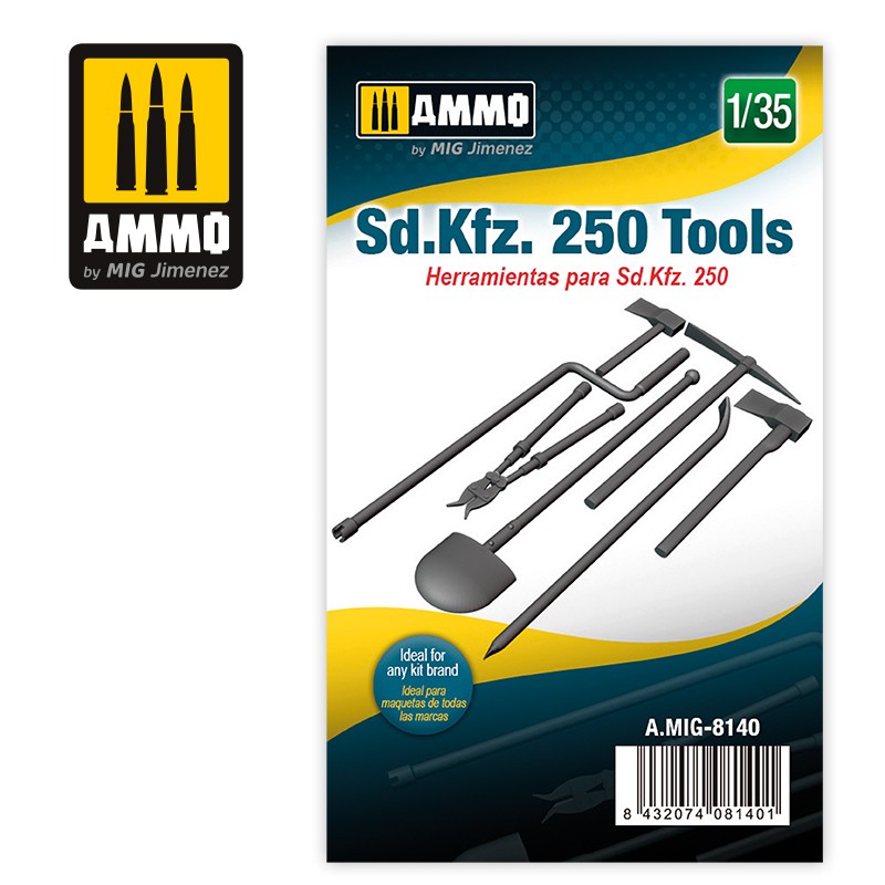 AMMO by Mig 8140 1/35 Sd.Kfz. 250 Tools