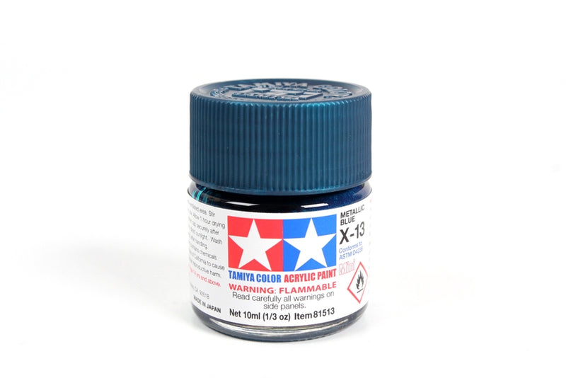 Tamiya 81513 X13 Metallic Blue - 10ml