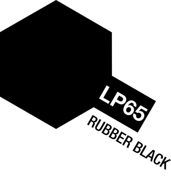 Tamiya 82165 Lacquer Paint LP65 Rubber Black 10ml