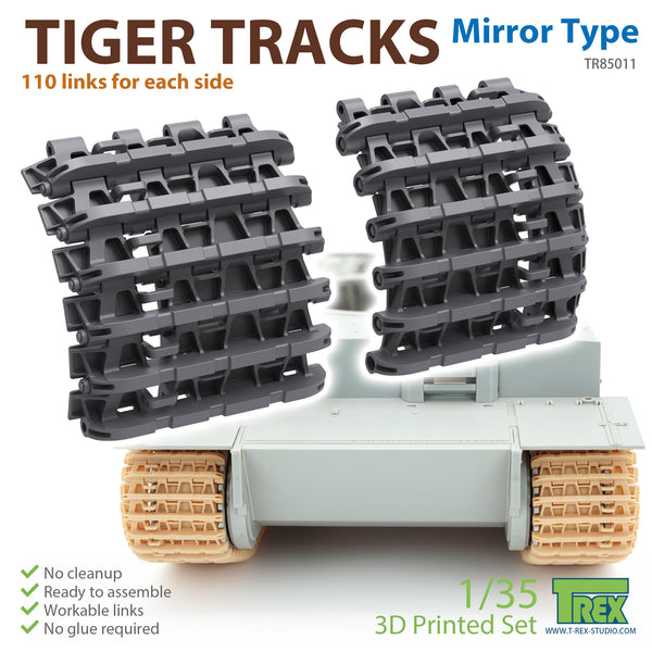 T-Rex 85011 1/35 Tiger Tracks Mirror Type