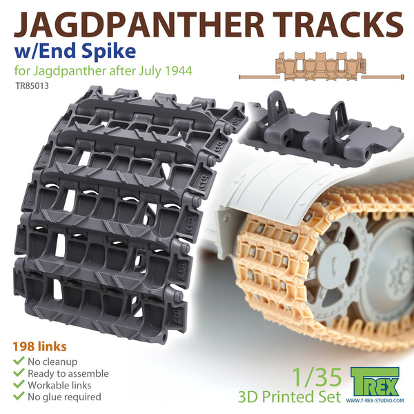 T-Rex 85013 1/35 Jagdpanther Tracks w/End Spike