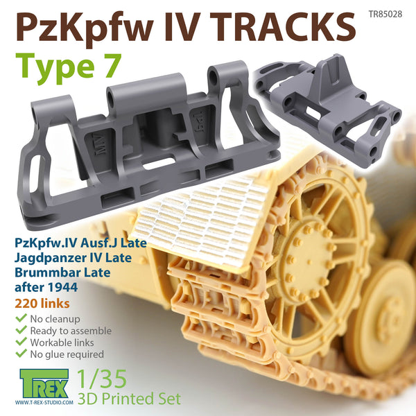 T-Rex 85028 1/35 PzKpfw.III/IV Tracks Type 7