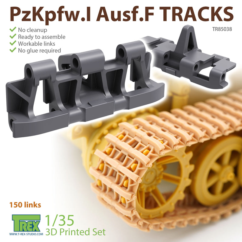 T-Rex 85038 1/35 PzKpfw.I Ausf.F Tracks