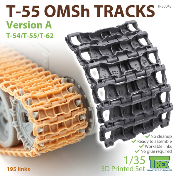 T-Rex 85043 1/35 T-55 OMSh Tracks Version A