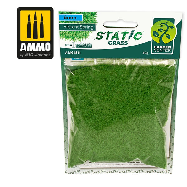 AMMO by Mig 8814 Static Grass - Vibrant Spring – 6mm