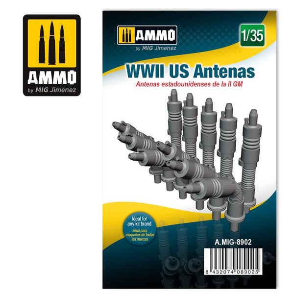 AMMO by Mig 8902 1/35 WWII US Antenas