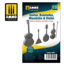 AMMO by Mig 8905 1/35 Guitar, Balalaika, Mandolin & Violin