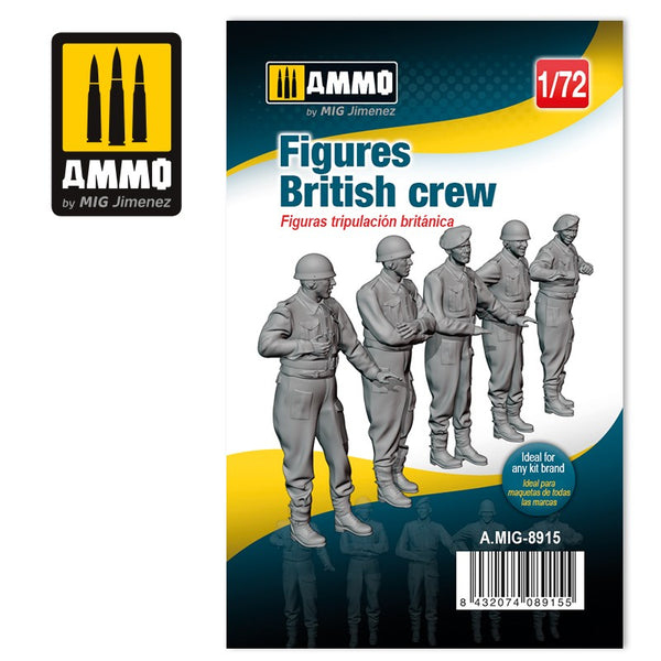AMMO by Mig 8915 1/72 Figures British Crew