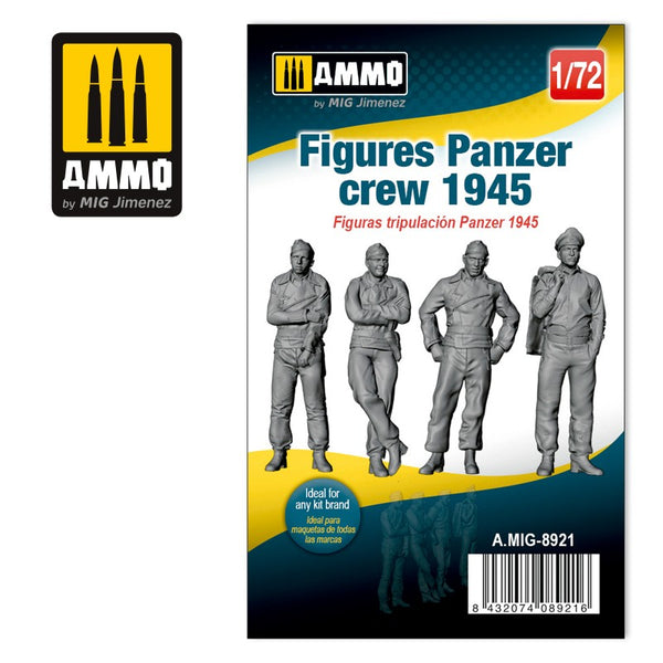 AMMO by Mig 8921 1/72 Figures Panzer Crew 1945