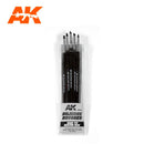 AK Interactive 9088 Silicone Brushes- Hard Tip, Medium, 5 Pack