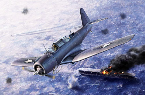 ACADEMY 12324 1/48 USN SB2U-3 Vindicator "Battle of Midway"
