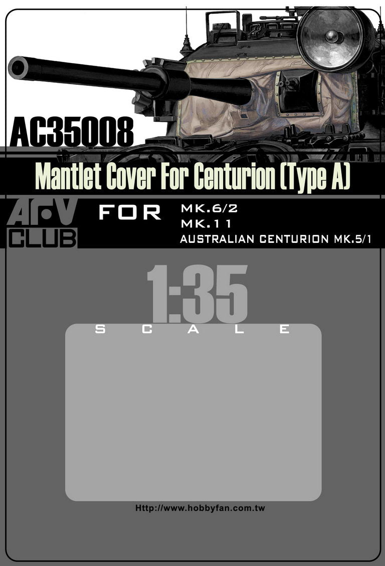 AFV Club AC35008 1/35 Mantlet Cover for Centurion (Type A)